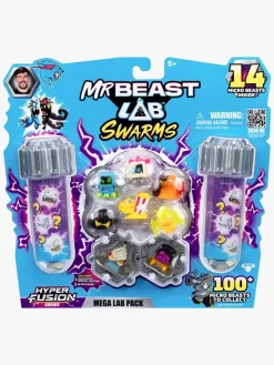 Legetøjsfigurer-BeastLab Beast Lab Swarms Samlerfigurer Hyper Fusion 14-pak Flerfarvet