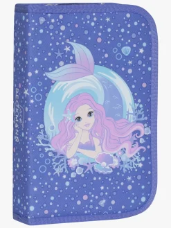 Kreativt Legetøj-Beckmann Aquagirl Penalhus, Lilla Blå/Flerfarvet