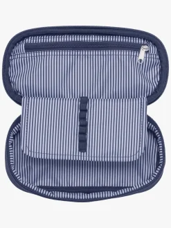 Kreativt Legetøj-Beckmann City Penalhus, Floral Blå/Lyserød