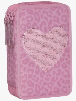 Kreativt Legetøj-Beckmann Penalhus 3 rum, Furry Lyserød