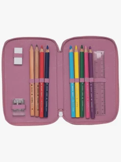 Kreativt Legetøj-Beckmann Penalhus 3 rum, Furry Lyserød