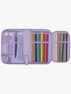 Kreativt Legetøj-Beckmann Penalhus Enkelt, Candy Lilla/Flerfarvet