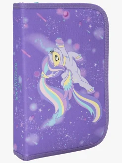 Kreativt Legetøj-Beckmann Penalhus Enkelt, Super Pony Lilla/Flerfarvet