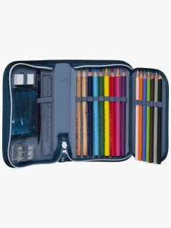 Kreativt Legetøj-Beckmann Penalhus Enkelt, Ninja Master Blå