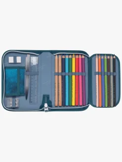 Kreativt Legetøj-Beckmann Penalhus Enkelt, Ninja Master Blå