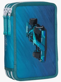 Kreativt Legetøj-Beckmann Penalhus, Racing Blå/Sort