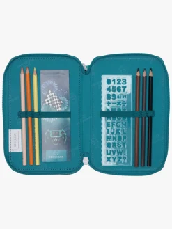 Kreativt Legetøj-Beckmann Penalhus, Racing Blå/Sort