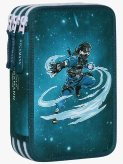 Kreativt Legetøj-Beckmann Penalhus Tredelt, Ninja Master Blå