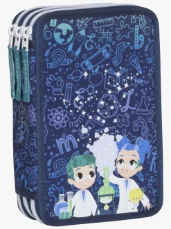 Kreativt Legetøj-Beckmann Penalhus Tredelt, Science Blå