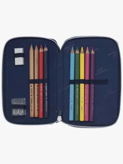 Kreativt Legetøj-Beckmann Penalhus Tredelt, Science Blå