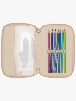 Kreativt Legetøj-Beckmann Penalhus, Yellow Heart Flerfarvet/Gul