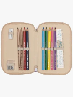 Kreativt Legetøj-Beckmann Penalhus, Yellow Heart Flerfarvet/Gul