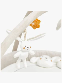 Babylegetøj-Beemoo PLAY Bunny Aktivitetstæppe, Beige