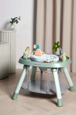 Babylegetøj-Beemoo PLAY Explore 3-i-1 Aktivitetscenter, Sage Green Grøn