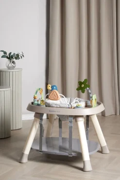 Babylegetøj-Beemoo PLAY Explore 3-in-1 Aktivitetscenter, Sand Beige Beige/Flerfarvet