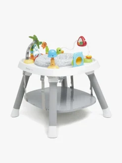 Babylegetøj-Beemoo PLAY Explore 3-in-1 Aktivitetscenter, Stone Grey Flerfarvet/Grå/Hvid