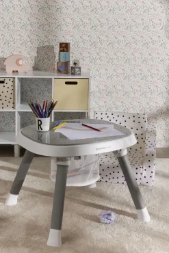 Babylegetøj-Beemoo PLAY Explore 3-in-1 Aktivitetscenter, Stone Grey Flerfarvet/Grå/Hvid