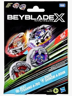 Legetøjsfigurer-Beyblade Beat Tyranno & Knife Shinobi Spinnere 2-pak