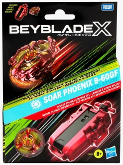Legetøjsfigurer-Beyblade X Soar Phoenix Deluxe String Launcher Sæt