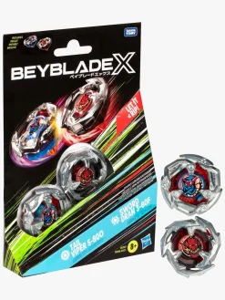 Legetøjsfigurer-Beyblade X Tail Viper 5-80O & Sword Dran 3-60F Spinnere 2-pak