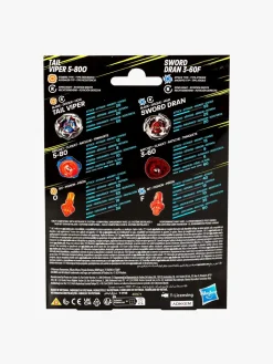 Legetøjsfigurer-Beyblade X Tail Viper 5-80O & Sword Dran 3-60F Spinnere 2-pak