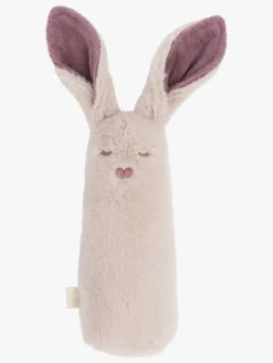 Babylegetøj-BIBS Kangaroo Rangle, Baby Powder Lyserød