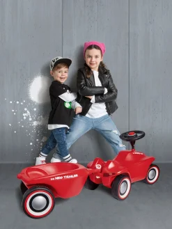 Pedal- & Gåbiler-BIG Bobby Car NEO Trailer, Rød Rød