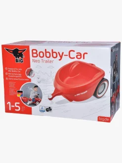 Pedal- & Gåbiler-BIG Bobby Car NEO Trailer, Rød Rød