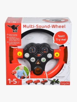 Pedal- & Gåbiler-BIG Bobby Car Rat Multi Rød/Sort