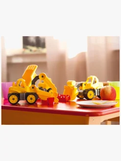 Udelegetøj-BIG Power-Worker Mini Gravemaskine Sort/Gul