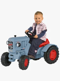 Pedal- & Gåbiler-BIG Traktor Eicher, Blå