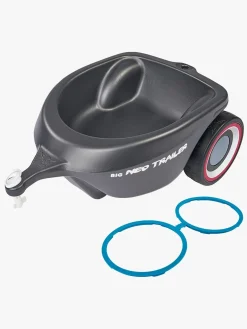 Pedal- & Gåbiler-BIG -Bobby Car-NEO Trailer, Anthrazit Grå