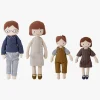 Dukker & Bamser-Bloomingville MINI Dukker Familien Webster 4 Stk.