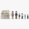 Legetøjsfigurer-Bloomingville MINI Træfigurer Familien Wilton 6 Stk.