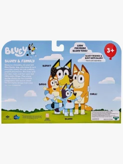 Legetøjsfigurer-Bluey & Family Figurer 4-pak