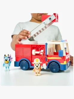 Legetøjsfigurer-Bluey Brandbil med Figurer