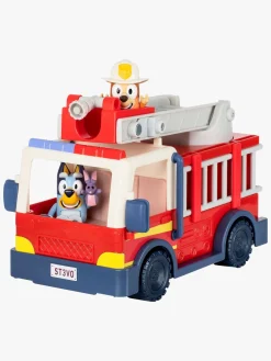 Legetøjsfigurer-Bluey Brandbil med Figurer