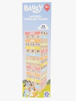 Spil & Puslespil-Bluey Børnespil Tumbling Tower Flerfarvet