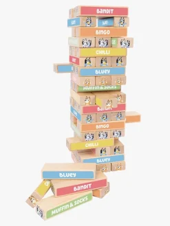 Spil & Puslespil-Bluey Børnespil Tumbling Tower Flerfarvet