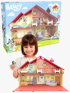 Legetøjsfigurer-Bluey Delux House Legesæt med Lys og Lyd