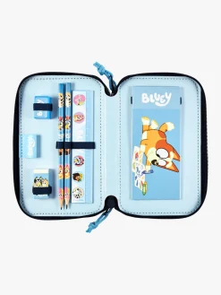 Kreativt Legetøj-Bluey Dobbelt Penalhus 26 Dele