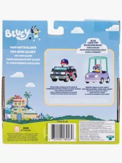 Legetøjsfigurer-Bluey Figur med Transportmiddel Flerfarvet