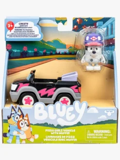 Legetøjsfigurer-Bluey Figur med Transportmiddel Muffin Flerfarvet
