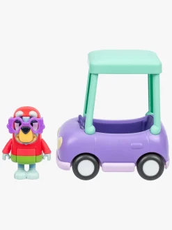 Legetøjsfigurer-Bluey Figur med Transportmiddel Janet Flerfarvet