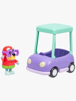 Legetøjsfigurer-Bluey Figur med Transportmiddel Janet Flerfarvet