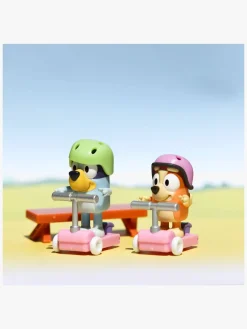 Legetøjsfigurer-Bluey Figursæt & Bingo med Løbehjul