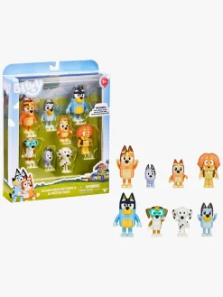 Legetøjsfigurer-Bluey Figursæt Familie & Venner 8-pak