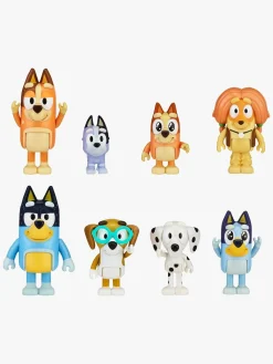 Legetøjsfigurer-Bluey Figursæt Familie & Venner 8-pak