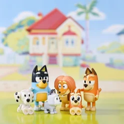 Legetøjsfigurer-Bluey Figursæt Familie & Venner 8-pak