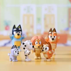 Legetøjsfigurer-Bluey Figursæt Familie & Venner 8-pak